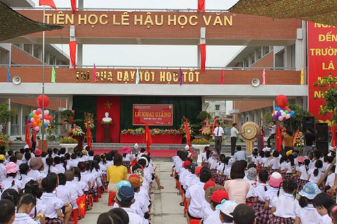 Khai giảng 3 trường công lập tại Khu đô thị Văn Phú