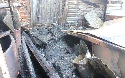 Hoả hoạn thiêu rụi kho phế liệu