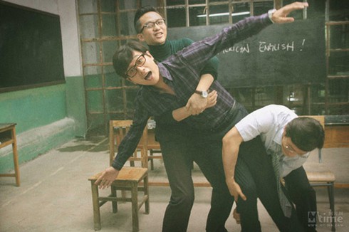 Huỳnh Hiểu Minh đóng phim cùng siêu mẫu