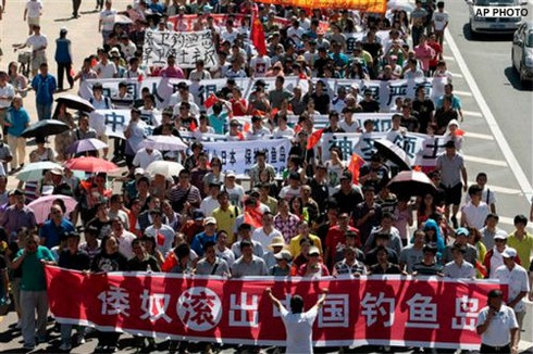 Bắc Kinh cấm người dân tiếp tục biểu tình chống Nhật