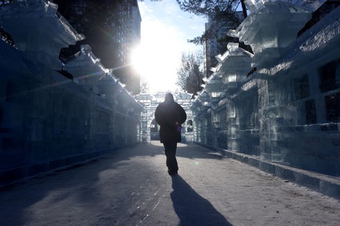 Rực rỡ lễ hội băng đăng quốc tế Cáp Nhĩ Tân - ảnh 1