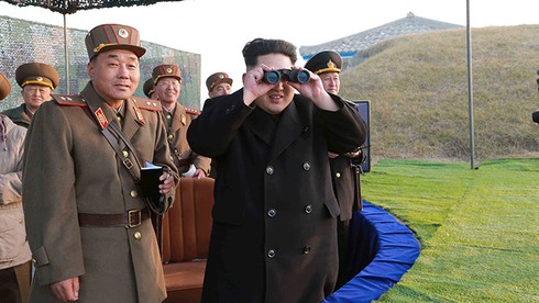 Kim Jong-un chỉ đạo tập trận chống Mỹ - Hàn - ảnh 1
