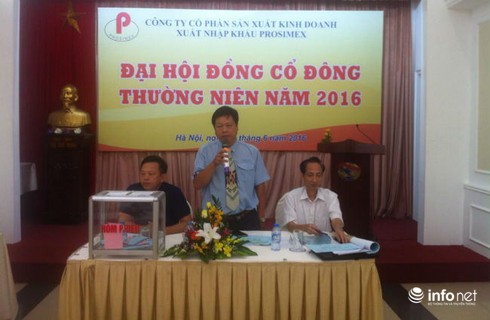Prosimex: Chủ tịch HĐQT hỗn chiến với cổ đông ngay giữa Đại hội - ảnh 1