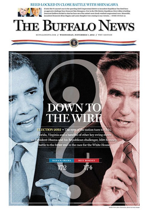 Những bìa báo cực ấn tượng về chiến thắng của ông Obama - ảnh 20