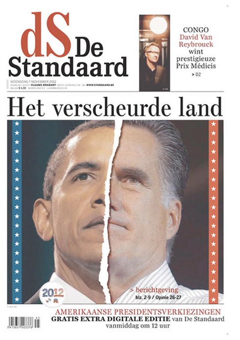 Những bìa báo cực ấn tượng về chiến thắng của ông Obama - ảnh 22