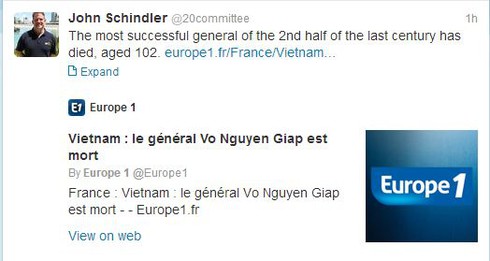 Người nước ngoài nói gì khi Đại tướng qua đời? - ảnh 4