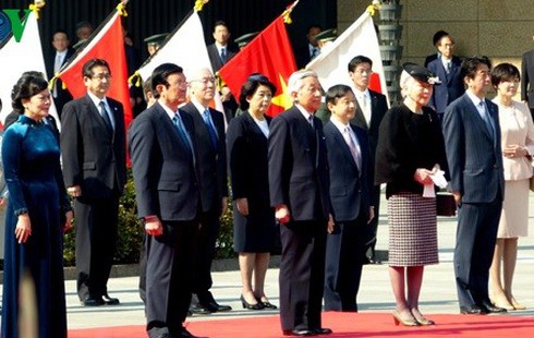 Chủ tịch nước hội kiến Nhà vua Nhật Bản - ảnh 1