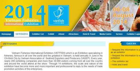 Hội chợ Triển lãm Quốc tế Thủy sản Việt Nam – Vietfish 2014 - ảnh 1