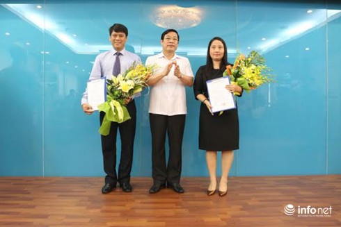 Bộ TT&TT bổ nhiệm lãnh đạo Vụ Hợp tác quốc tế và Đài VTC - ảnh 1