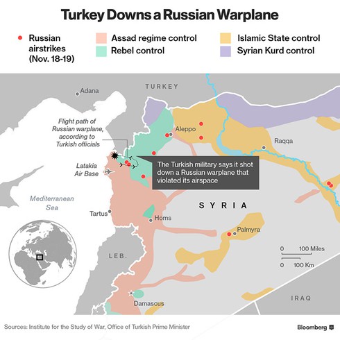 Bloomberg: Thổ Nhĩ Kỳ chủ ý bắn hạ máy bay Nga là điều rất kỳ lạ - ảnh 2