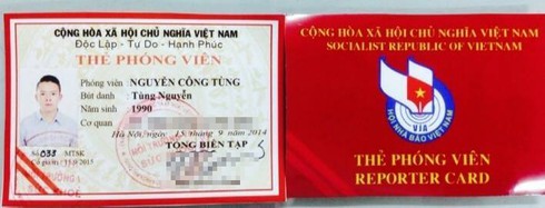 Chấn chỉnh việc cấp các loại thẻ gây nhầm lẫn với Thẻ nhà báo - ảnh 1