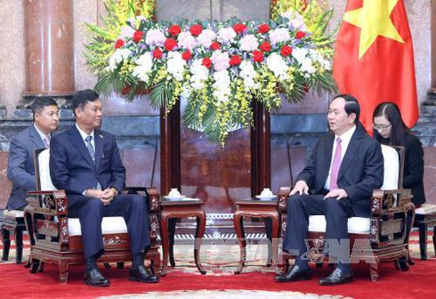 Chủ tịch nước tiếp Bộ trưởng Bộ Nội vụ Myanmar - ảnh 1