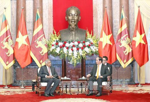 Chủ tịch nước tiếp Thủ tướng Sri Lanka - ảnh 1