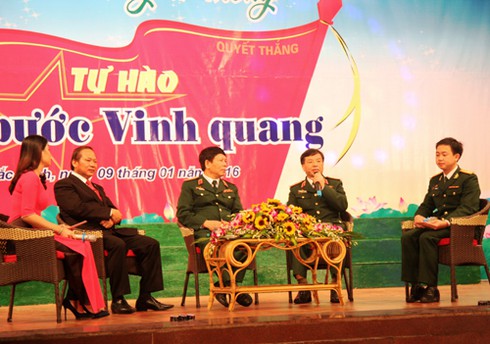 “Tự hào tiếp bước vinh quang” dưới mái trường chính trị - ảnh 1