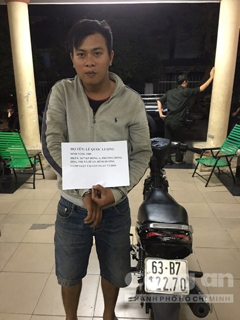 Kẻ cướp gặp công an phường - ảnh 1