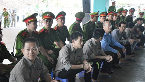 Gần 100 cảnh sát bảo vệ phiên tòa xử giang hồ Phú Quốc - ảnh 1