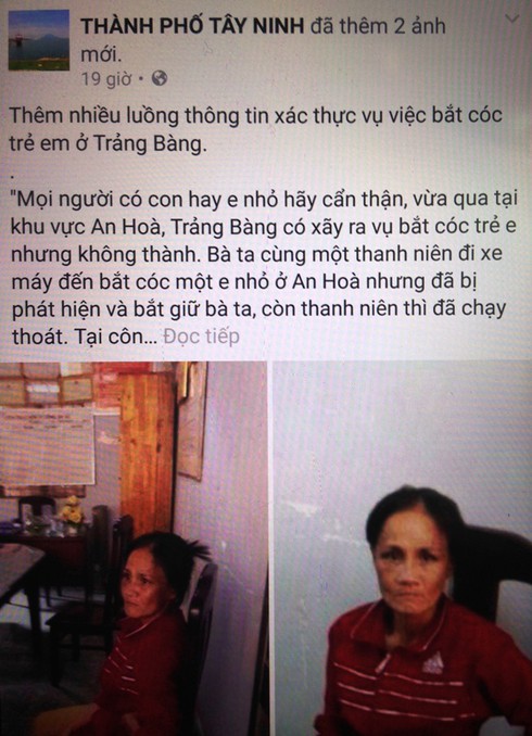 Tung tin đồn bắt cóc trẻ em gây xôn xao dư luận ở Tây Ninh - ảnh 1