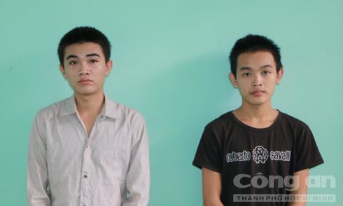 Đạp ngã nạn nhân cướp điện thoại - ảnh 1