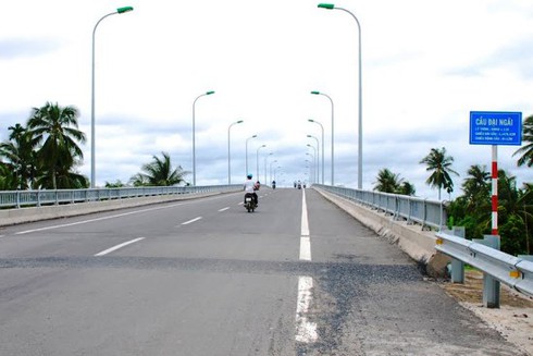 Xây dựng cầu Đại Ngãi nối Trà Vinh và Sóc Trăng - ảnh 1