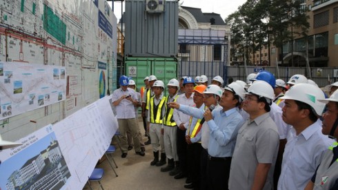 Phó Thủ tướng Hoàng Trung Hải đôn đốc dự án đường sắt đô thị TP.HCM - ảnh 1