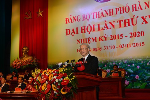 7 lưu ý của Tổng Bí thư Nguyễn Phú Trọng với Đại hội Đảng bộ TP Hà Nội - ảnh 1