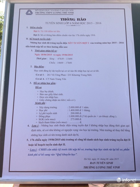 Tuyển sinh lớp 6:Lương Thế Vinh công bố điểm, Amsterdam bắt đầu nhận hồ sơ - ảnh 2