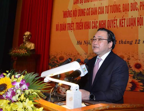 Hà Nội: Quán triệt Nghị quyết Trung ương 4 (Khóa XII) cho cán bộ chủ chốt - ảnh 1