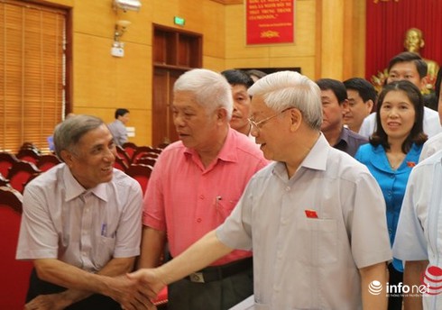 Ngày mai 13/5, Tổng bí thư Nguyễn Phú Trọng tiếp xúc cử tri Hà Nội - ảnh 1