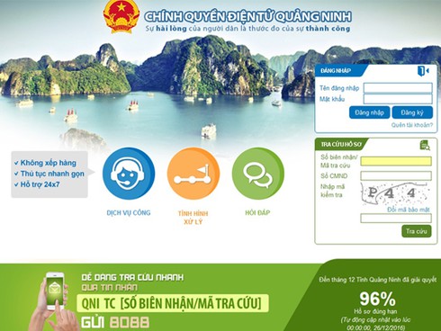 Quảng Ninh: 70% thủ tục hành chính là dịch vụ trực tuyến - ảnh 1
