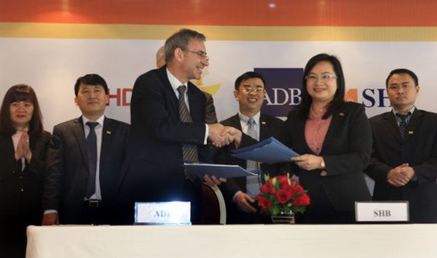 Ngân hàng ADB và SHBký hiệp định tài trợ thương mại - ảnh 1