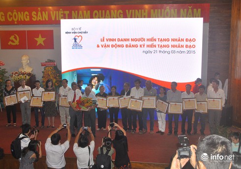 TP.HCM: Tôn vinh những người hiến tạng nhân đạo - ảnh 1