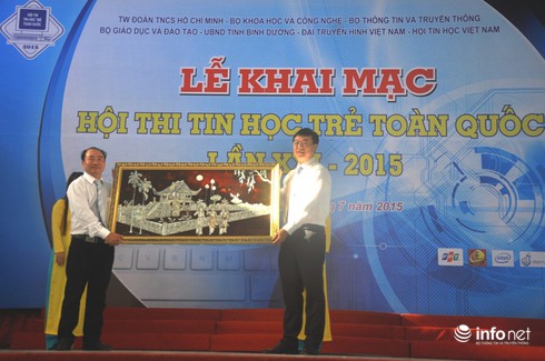 Khai mạc Hội thi Tin học trẻ toàn quốc lần thứ 21 - ảnh 1