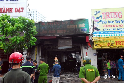 TP.HCM: Hai mẹ con chết thảm trong đám cháy quán hủ tiếu dê - ảnh 3
