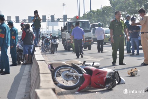 TP.HCM: 2 thiếu nữ bị xe bồn cán tử vong - ảnh 1