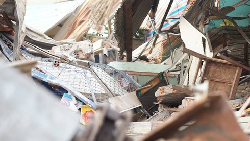 Xe ben tông sập nhà dân, 1 người đang ngủ tử vong - ảnh 3