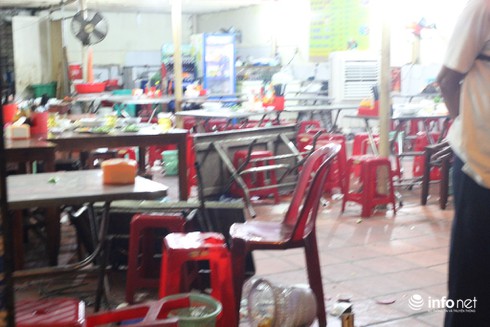 TP.HCM: Giang hồ đập quán ăn, trung úy Công an can thiệp bị chém - ảnh 1