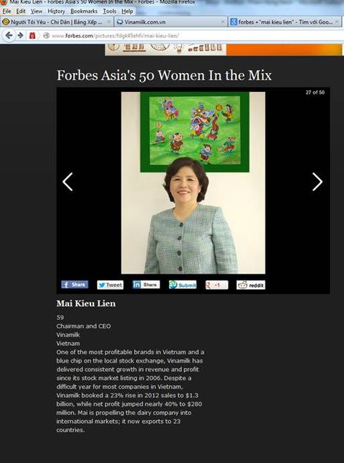 CEO Vinamilk lọt vào top 50 nữ doanh nhân xuất sắc nhất Châu Á - ảnh 2