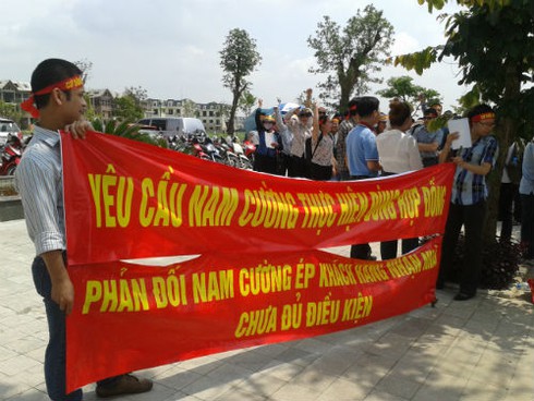 Khách hàng vây chủ đầu tư Nam Cường gây sức ép - ảnh 1