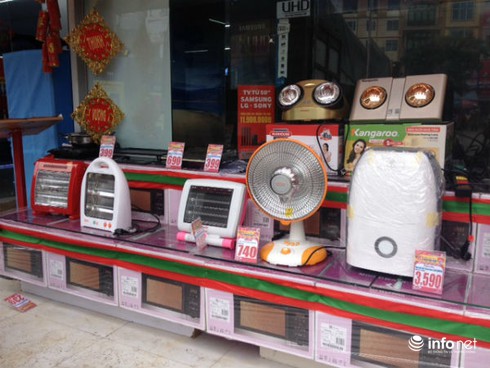 Hà Nội: Thiết bị chống rét giá rẻ