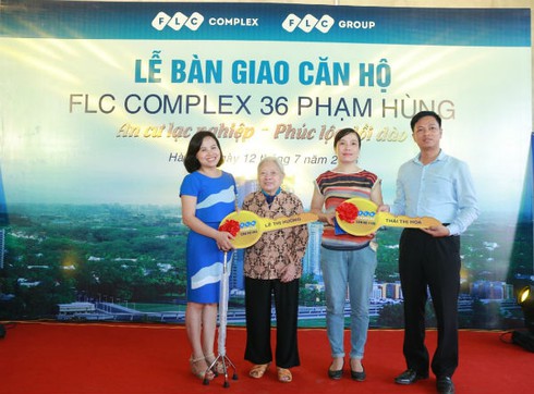 Thi công thần tốc, FLC Complex 36 Phạm Hùng chào đón những cư dân đầu tiên - ảnh 1