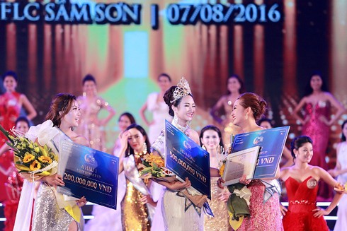 Trần Thị Thu Ngân đăng quang Hoa hậu bản sắc Việt toàn cầu 2016 - ảnh 1