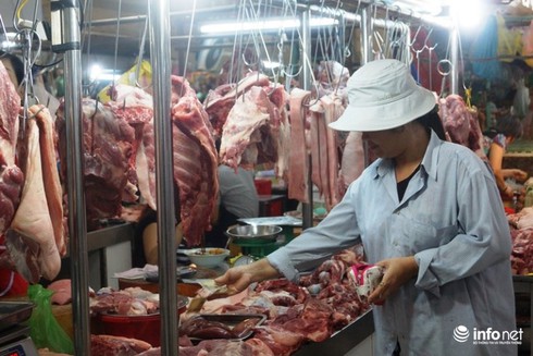 Giá lợn hơi xuống đáy, giá thịt lợn siêu thị cao vút: Ai đang