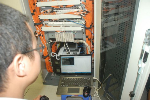 Bộ trưởng TT&TT kiểm tra hệ thống âm thanh, truyền hình Nhà Quốc hội - ảnh 11