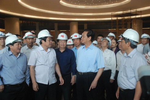 Bên trong tòa Nhà Quốc hội mới trước ngày khánh thành - ảnh 1