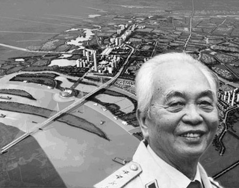 Gắn biển đường Võ Nguyên Giáp vào ngày khánh thành cầu Nhật Tân - ảnh 1