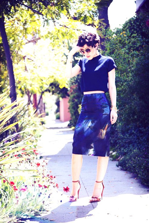 7 cách diện váy bút chì - ảnh 3