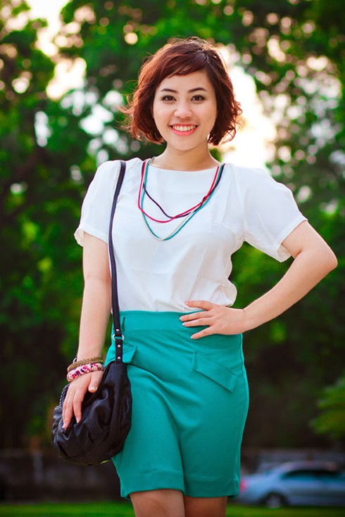 Chọn trang phục dịu dàng cho tiết thu Hà Nội - ảnh 7