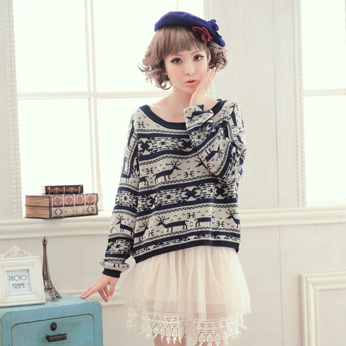 Áo len họa tiết cho mùa Noel ấm áp - ảnh 3