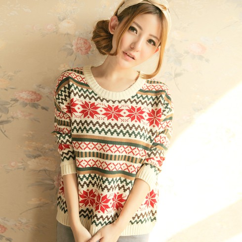 Áo len họa tiết cho mùa Noel ấm áp - ảnh 5