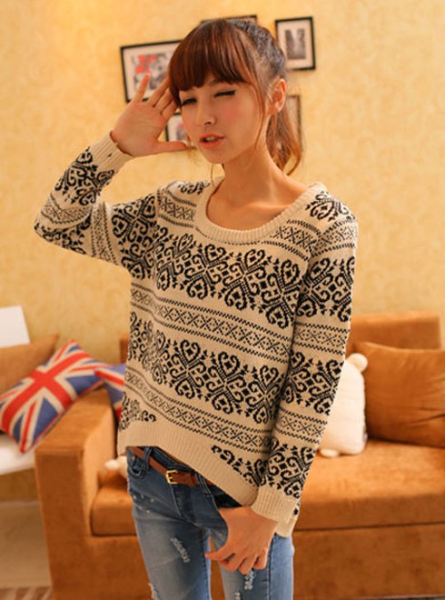 Áo len họa tiết cho mùa Noel ấm áp - ảnh 8